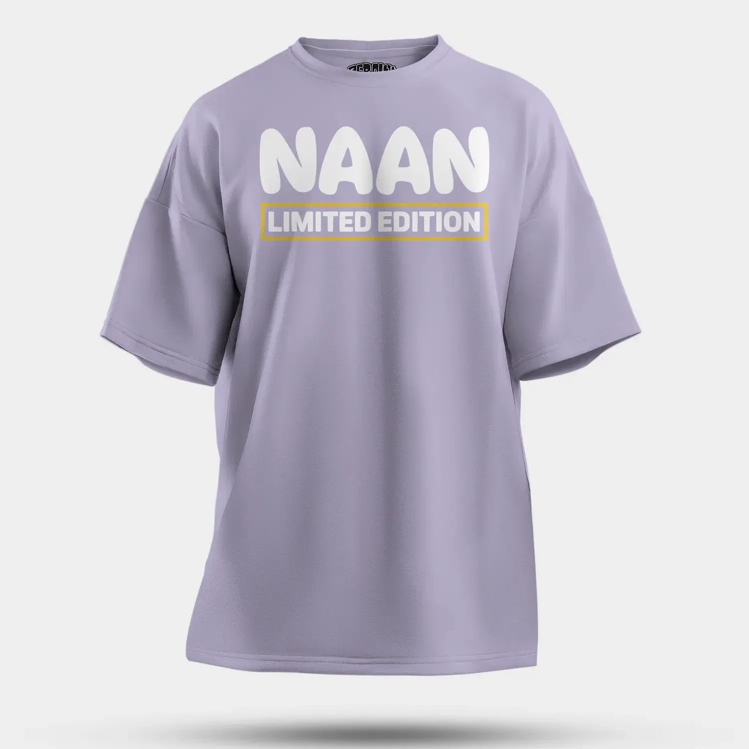 Naan Limited Edition Men/Unisex Oversized T-Shirt in Lavender Color