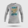 Naanga Traffic And Lovu La Matta Mattom Men/Unisex Long Sleeve T-Shirt in Grey Melange Color