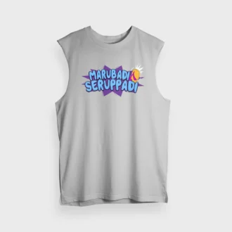 Marubadi Seruppadi Men/Unisex Tank Top in Grey Melange Color