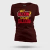 Why Blood Same Blood Women's T-Shirt in Maroon Color