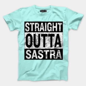 Straight Outta Sastra Men/Unisex T-Shirt in Mint Color