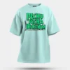 Pechu Pecha Irrukanum Men/Unisex Oversized T-Shirt in Mint Color