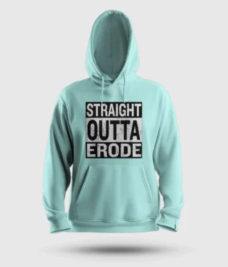 Straight Outta Erode Men/Unisex Hoodie in Mint Color