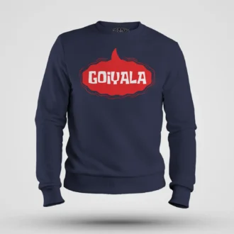 Goiyala Men/Unisex Sweatshirt in Navy Blue Color