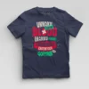 Unnaku Vundha Blood Enakku Vandha Thukaali Chutneyada Goiyala Boys Round Neck T-Shirt in Navy Blue Color