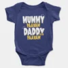 Mummy Paavam, Daddy Also Paavam Onesie/Romper