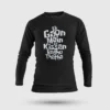 Ek Gaon Mein Ek Kissan Raghu Thatha Men/Unisex Long Sleeve T-Shirt in Black Color