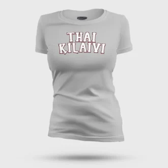 Thai Kilaivi Women's T-Shirt in Grey Melange Color