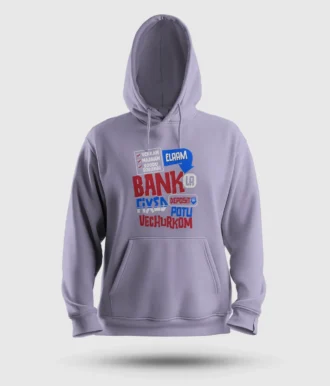 Vekkam Maanam Soodu Soranai Laam Bank La Fixed Deposit La Potu Vechurkom Men/Unisex Hoodie in Lavender Color