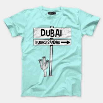 Dubai Kuruku Sandhu Men/Unisex T-Shirt in Mint Color