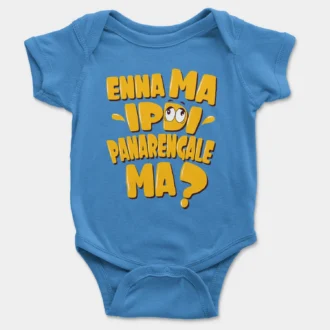 Enna Ma Ipdi Panarengale Ma Onesie/Romper in Orchid Blue Color