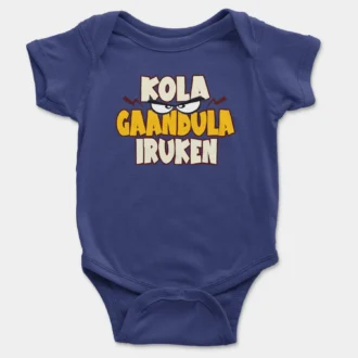 Kola Gaandula Iruken Onesie/Romper in Royal Blue Color