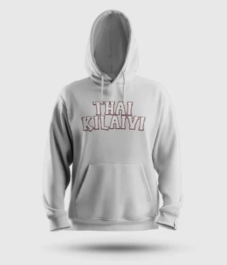 Thai Kilaivi Men/Unisex Hoodie in White Color
