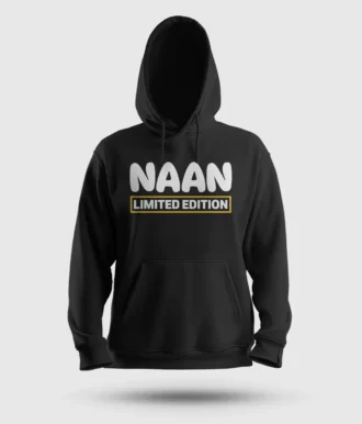 Naan Limited Edition Men/Unisex Hoodie in Black Color
