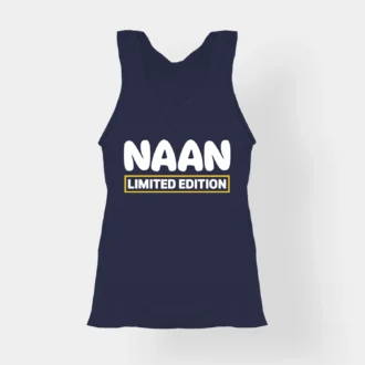 Naan Limited Edition Women's Tank Top in Navy Blue Color