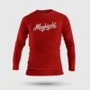 Maghizchi Men/Unisex Long Sleeve T-Shirt in Red Color