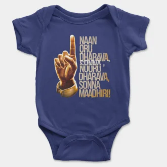 Naan Oru Dharava Sonna, Nooru Dharava Sonna Maadhiri Onesie/Romper in Royal Blue Color