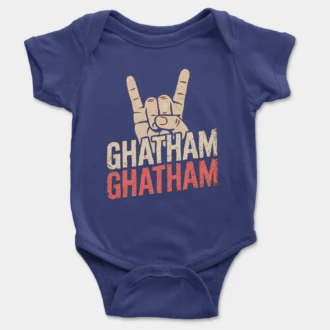 Ghatham Ghatham Onesie/Romper in Royal Blue Color