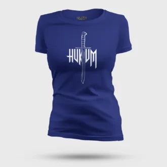 Hukum Women's T-Shirt in Royal Blue Color