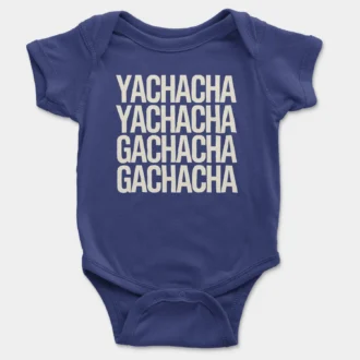 Yachacha Yachacha, Gachacha Gachacha Onesie/Romper in Royal Blue Color