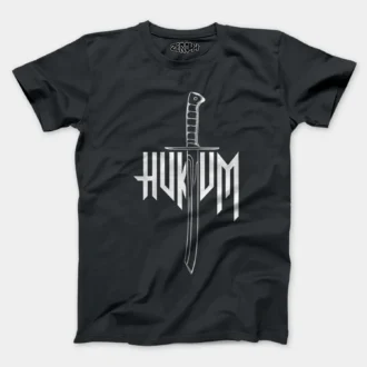 Hukum Men/Unisex T-Shirt in Steel Grey Color