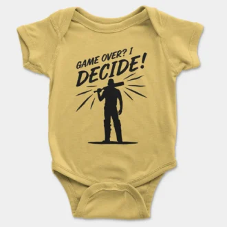 Msd - Game Over? I Decide! Onesie/Romper in Yellow Color