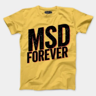 Msd Forever Men/Unisex T-Shirt in Yellow Color