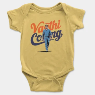 Vaathi Coming Onesie/Romper in Yellow Color