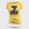 Thala For A Reason Women's T-Shirt in Yellow Color