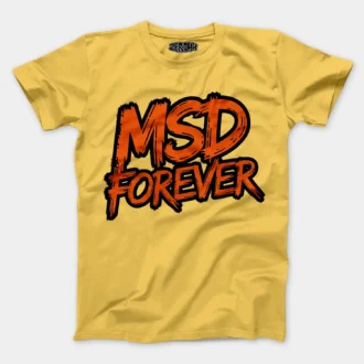 Msd Forever Men/Unisex T-Shirt in Yellow Color