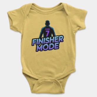 Finisher Mode Onesie/Romper in Yellow Color