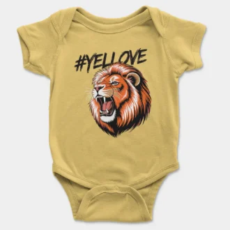 #Yellove Onesie/Romper in Yellow Color