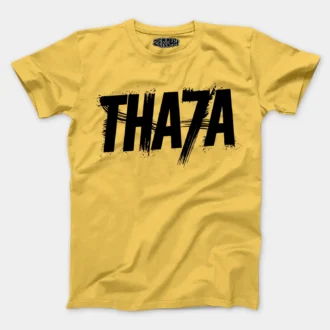 Tha7A Men/Unisex T-Shirt in Yellow Color