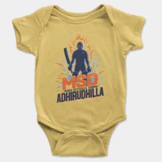 Vaathi Coming Onesie/Romper in Yellow Color