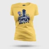 Chennais Own Thala Women's T-Shirt in Yellow Color