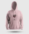 Innikki Plan - Wine Men/Unisex Hoodie in Light Baby Pink Color