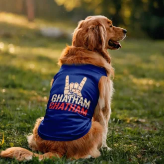 Ghatham Ghatham Dog Tank in Royal Blue Color