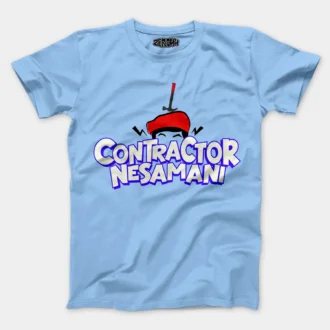 Contractor Nesamani Men/Unisex T-Shirt in Baby Blue Color