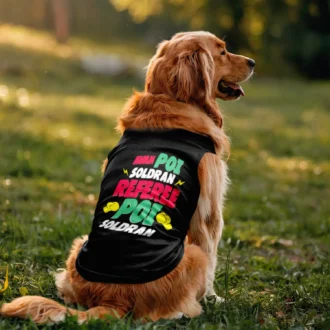 Avan Poi Soldran Referee, Poi Soldran Dog Tank in Black Color