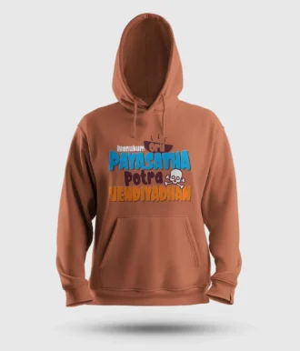 Ivanukum Oru Payasatha Potra Vendiyadhan Men/Unisex Hoodie in Coral Color