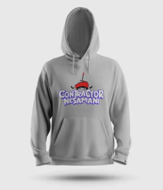 Contractor Nesamani Men/Unisex Hoodie in Grey Melange Color