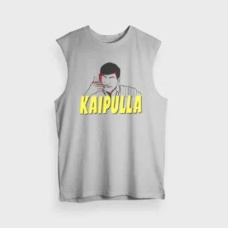 Kaipulla Men/Unisex Tank Top in Grey Melange Color