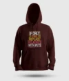 If Only I Could Replace Relatives With Pets Men/Unisex Hoodie in Maroon Color