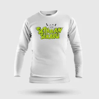Sethaan Sekaru Men/Unisex Long Sleeve T-Shirt in White Color