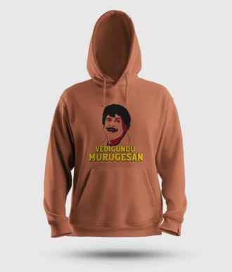 Vedigundu Murugesan Men/Unisex Hoodie in Coral Color
