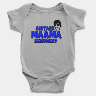 Amitabh Maama Neengala Onesie/Romper in Grey Melange Color